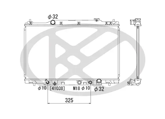 Kühler, Motorkühlung KOYORAD PL081222 Bild Kühler, Motorkühlung KOYORAD PL081222