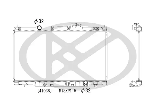 Kühler, Motorkühlung KOYORAD PL081258 Bild Kühler, Motorkühlung KOYORAD PL081258