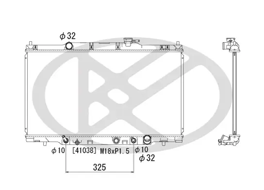 Kühler, Motorkühlung KOYORAD PL081259 Bild Kühler, Motorkühlung KOYORAD PL081259