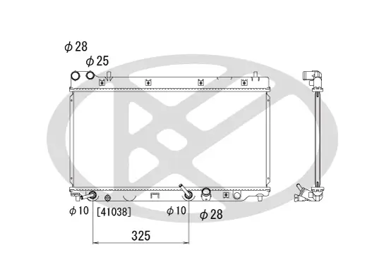 Kühler, Motorkühlung KOYORAD PL081815 Bild Kühler, Motorkühlung KOYORAD PL081815