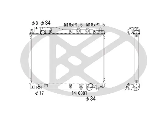 Kühler, Motorkühlung KOYORAD PL081892 Bild Kühler, Motorkühlung KOYORAD PL081892