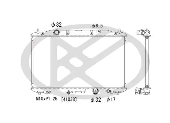 Kühler, Motorkühlung KOYORAD PL082056 Bild Kühler, Motorkühlung KOYORAD PL082056