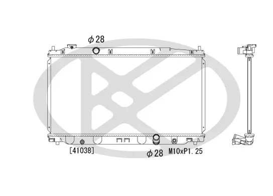 Kühler, Motorkühlung KOYORAD PL082131 Bild Kühler, Motorkühlung KOYORAD PL082131