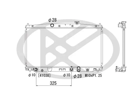 Kühler, Motorkühlung KOYORAD PL082271 Bild Kühler, Motorkühlung KOYORAD PL082271