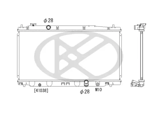 Kühler, Motorkühlung KOYORAD PL072416R Bild Kühler, Motorkühlung KOYORAD PL072416R
