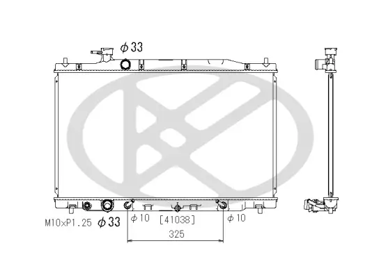 Kühler, Motorkühlung KOYORAD PL082430 Bild Kühler, Motorkühlung KOYORAD PL082430