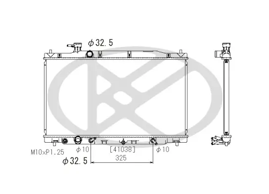 Kühler, Motorkühlung KOYORAD PL082603 Bild Kühler, Motorkühlung KOYORAD PL082603