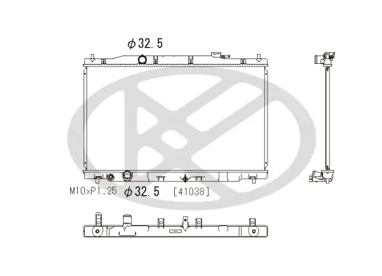 Kühler, Motorkühlung KOYORAD PL082711