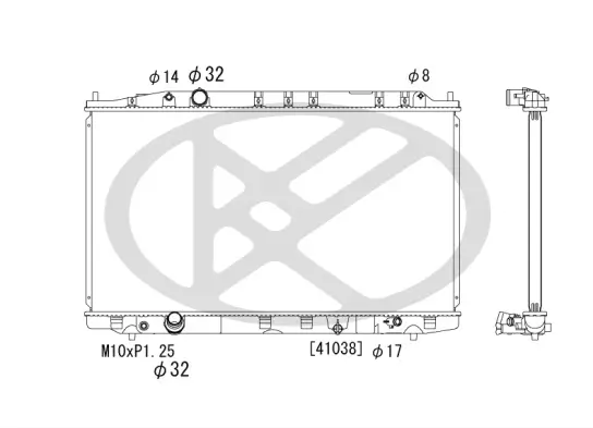 Kühler, Motorkühlung KOYORAD PL082835 Bild Kühler, Motorkühlung KOYORAD PL082835