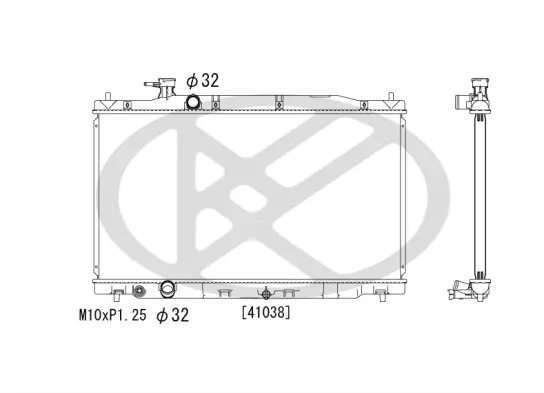 Kühler, Motorkühlung KOYORAD PL082894 Bild Kühler, Motorkühlung KOYORAD PL082894
