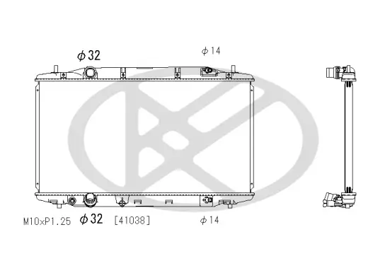 Kühler, Motorkühlung KOYORAD PL082900 Bild Kühler, Motorkühlung KOYORAD PL082900