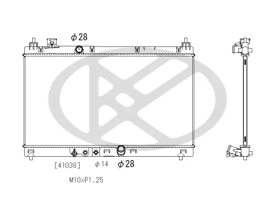 Kühler, Motorkühlung KOYORAD PL082971 Bild Kühler, Motorkühlung KOYORAD PL082971