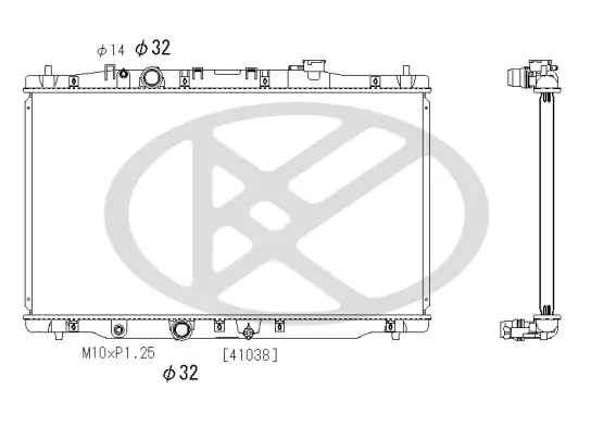 Kühler, Motorkühlung KOYORAD PL083161 Bild Kühler, Motorkühlung KOYORAD PL083161