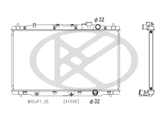 Kühler, Motorkühlung KOYORAD PL083162 Bild Kühler, Motorkühlung KOYORAD PL083162