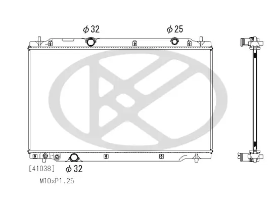 Kühler, Motorkühlung KOYORAD PL083561 Bild Kühler, Motorkühlung KOYORAD PL083561