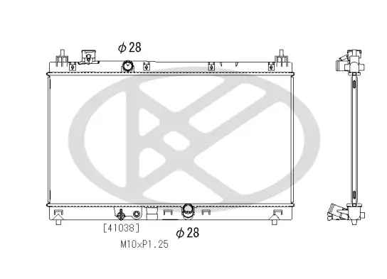 Kühler, Motorkühlung KOYORAD PL083708 Bild Kühler, Motorkühlung KOYORAD PL083708