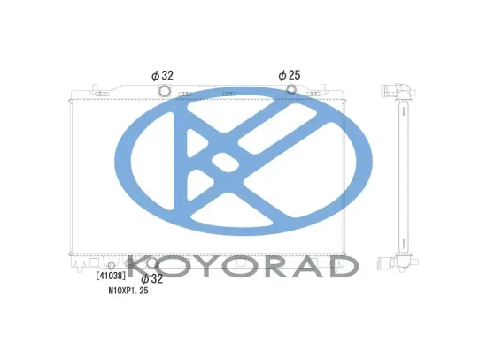 Kühler, Motorkühlung KOYORAD PL083992R Bild Kühler, Motorkühlung KOYORAD PL083992R