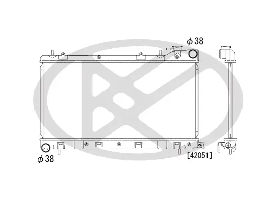 Kühler, Motorkühlung KOYORAD PL091163 Bild Kühler, Motorkühlung KOYORAD PL091163