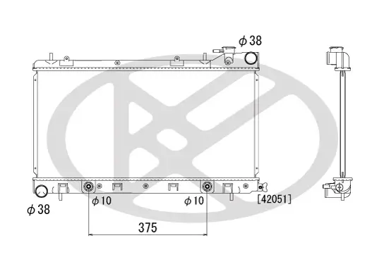 Kühler, Motorkühlung KOYORAD PL091164 Bild Kühler, Motorkühlung KOYORAD PL091164
