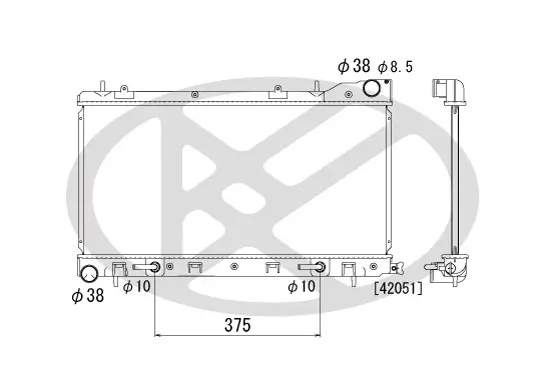 Kühler, Motorkühlung KOYORAD PL091166 Bild Kühler, Motorkühlung KOYORAD PL091166