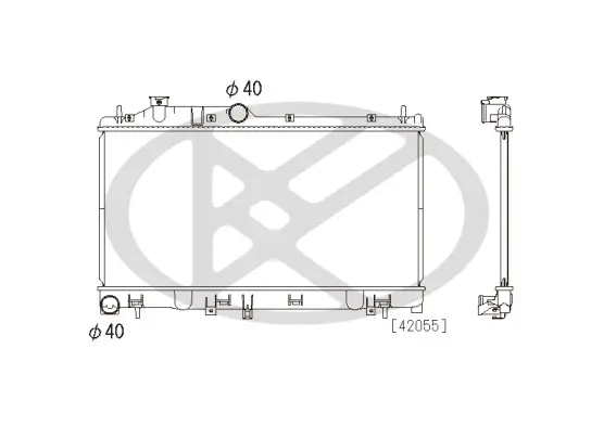 Kühler, Motorkühlung KOYORAD PL091662 Bild Kühler, Motorkühlung KOYORAD PL091662