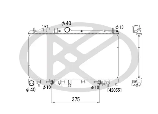 Kühler, Motorkühlung KOYORAD PL091665 Bild Kühler, Motorkühlung KOYORAD PL091665