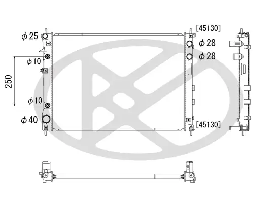 Kühler, Motorkühlung KOYORAD PL091877 Bild Kühler, Motorkühlung KOYORAD PL091877