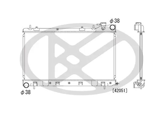 Kühler, Motorkühlung KOYORAD PL092215 Bild Kühler, Motorkühlung KOYORAD PL092215