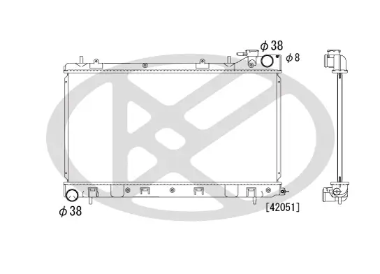 Kühler, Motorkühlung KOYORAD PL092217 Bild Kühler, Motorkühlung KOYORAD PL092217