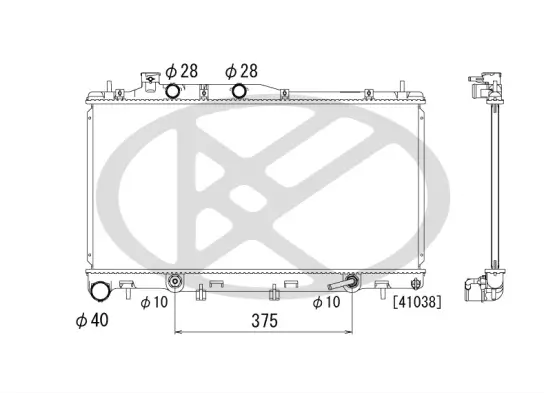 Kühler, Motorkühlung KOYORAD PL092724 Bild Kühler, Motorkühlung KOYORAD PL092724