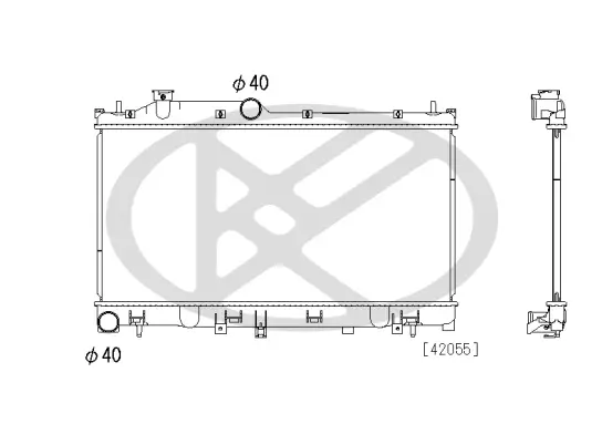 Kühler, Motorkühlung KOYORAD PL092885 Bild Kühler, Motorkühlung KOYORAD PL092885