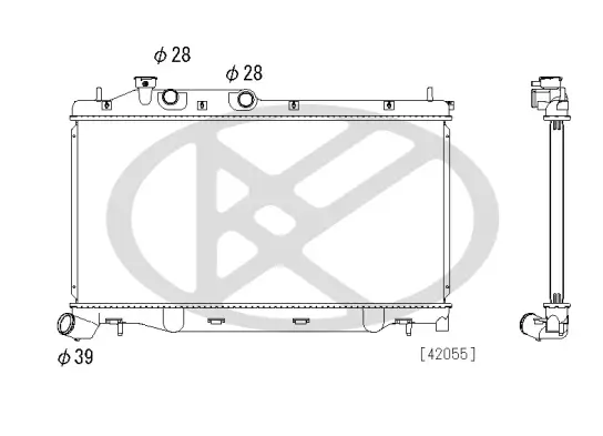 Kühler, Motorkühlung KOYORAD PL093063 Bild Kühler, Motorkühlung KOYORAD PL093063