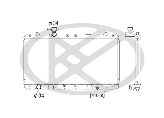 Kühler, Motorkühlung KOYORAD PL101341