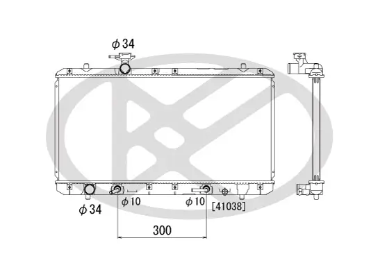 Kühler, Motorkühlung KOYORAD PL101342