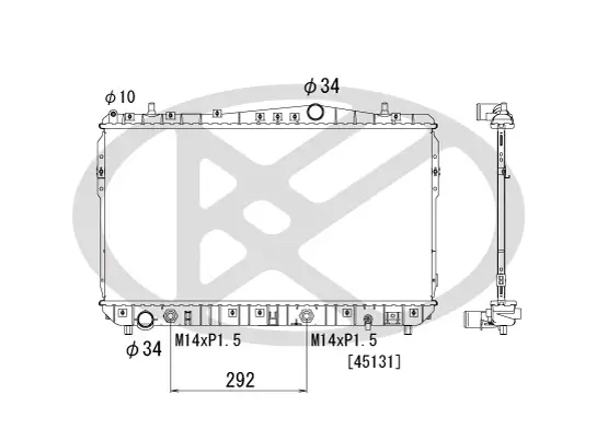 Kühler, Motorkühlung KOYORAD PL101899 Bild Kühler, Motorkühlung KOYORAD PL101899