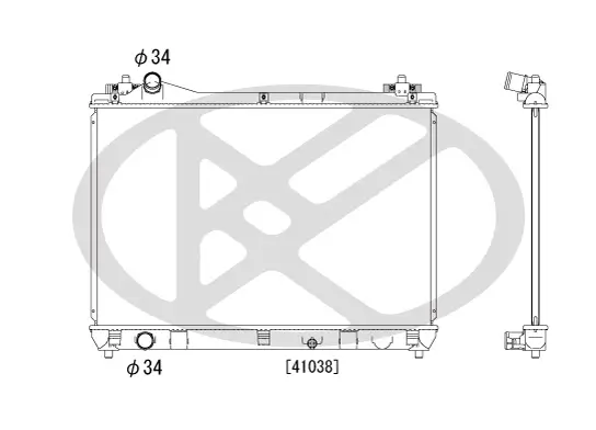 Kühler, Motorkühlung KOYORAD PL102057