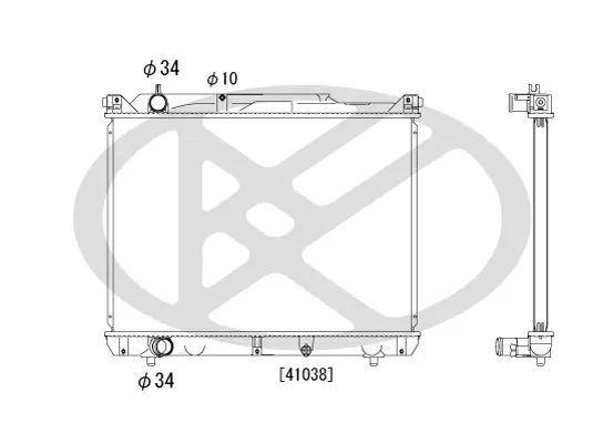 Kühler, Motorkühlung KOYORAD PL102231 Bild Kühler, Motorkühlung KOYORAD PL102231
