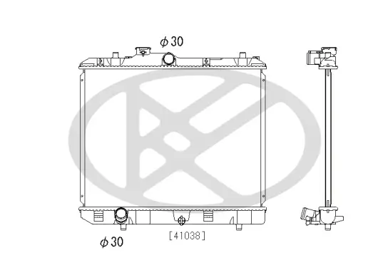 Kühler, Motorkühlung KOYORAD PL102297 Bild Kühler, Motorkühlung KOYORAD PL102297