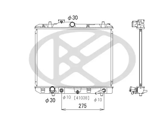 Kühler, Motorkühlung KOYORAD PL102336 Bild Kühler, Motorkühlung KOYORAD PL102336