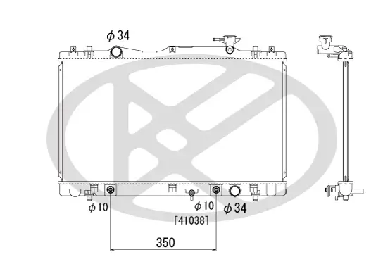 Kühler, Motorkühlung KOYORAD PL102536