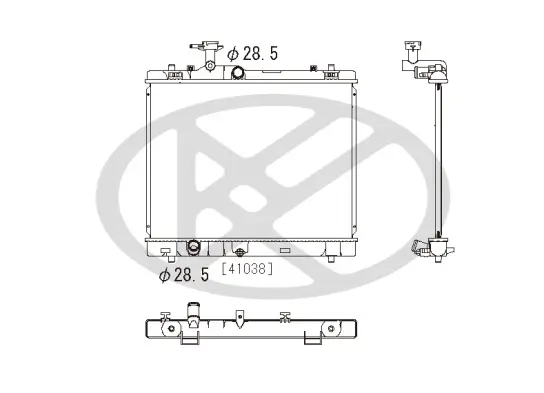 Kühler, Motorkühlung KOYORAD PL102609 Bild Kühler, Motorkühlung KOYORAD PL102609