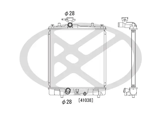 Kühler, Motorkühlung KOYORAD PL102766U06 Bild Kühler, Motorkühlung KOYORAD PL102766U06