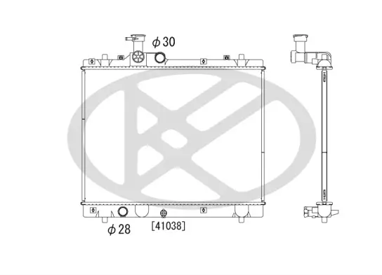 Kühler, Motorkühlung KOYORAD PL102789 Bild Kühler, Motorkühlung KOYORAD PL102789