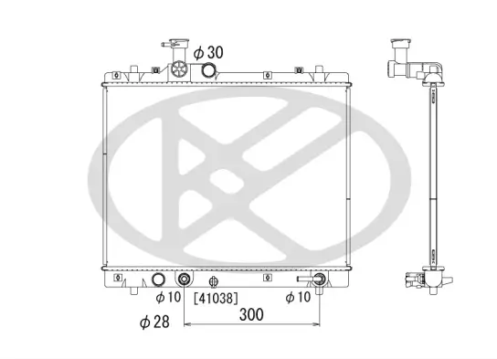 Kühler, Motorkühlung KOYORAD PL102790