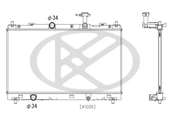 Kühler, Motorkühlung KOYORAD PL103148 Bild Kühler, Motorkühlung KOYORAD PL103148