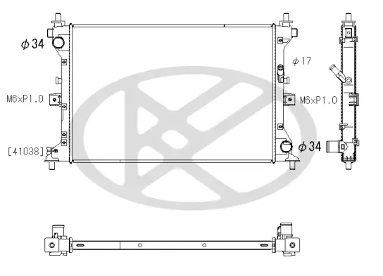Kühler, Motorkühlung KOYORAD PL103149 Bild Kühler, Motorkühlung KOYORAD PL103149