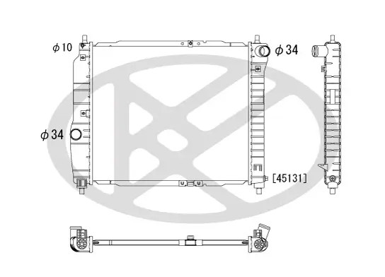 Kühler, Motorkühlung KOYORAD PL312156R