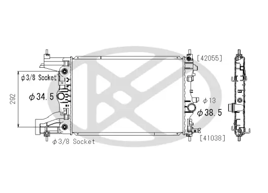 Kühler, Motorkühlung KOYORAD PL312395