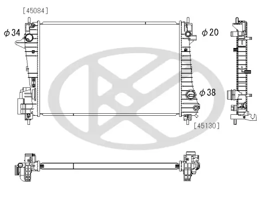 Kühler, Motorkühlung KOYORAD PL313200