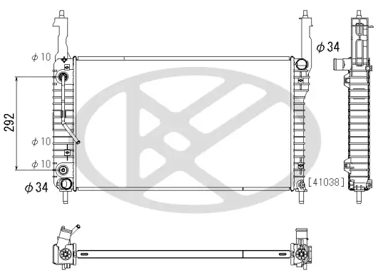 Kühler, Motorkühlung KOYORAD PL313203